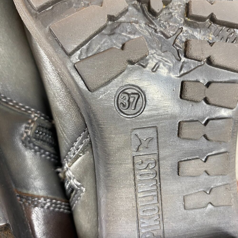 Pikolinos Le Mans Ankle Boots Womens 37 Gray Leather Mountain Hiking Outdoor - Picture 10 of 14